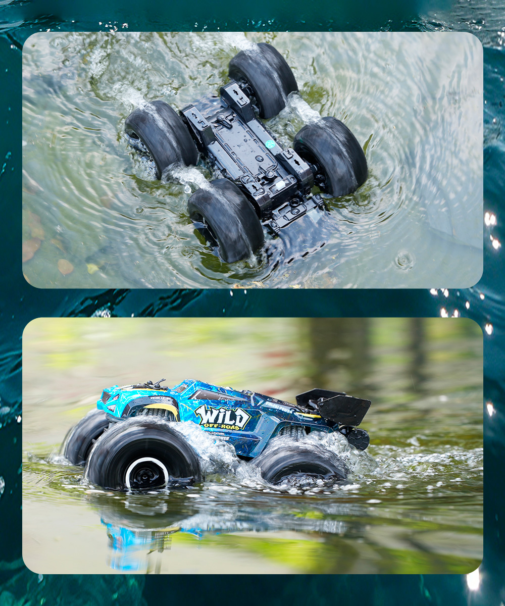 Kids Toys Long Island - 9IMOD RC Amphibious Monster Truck 4WD