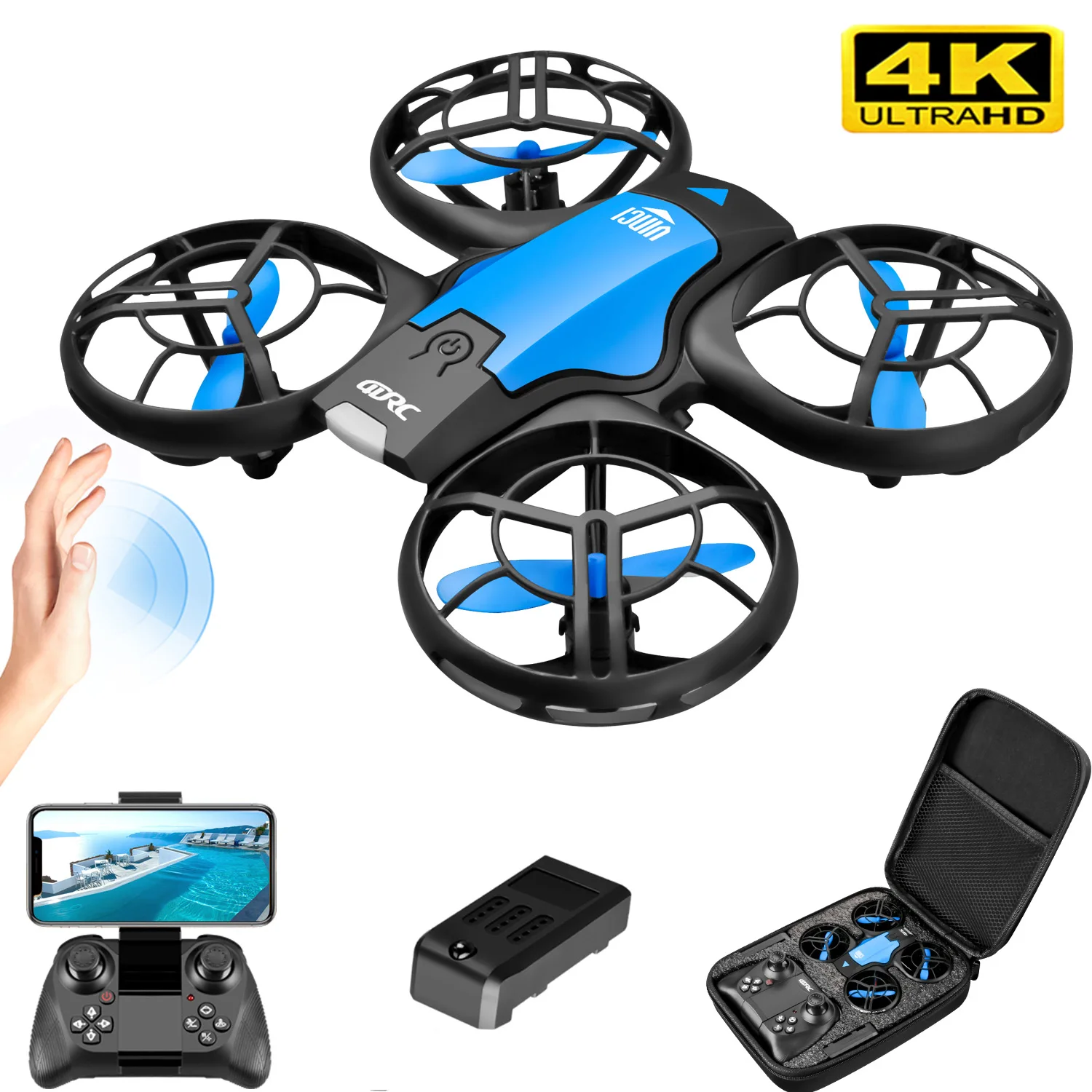 Kids Xbox Toys - V8 New Mini Drone 4K Professional