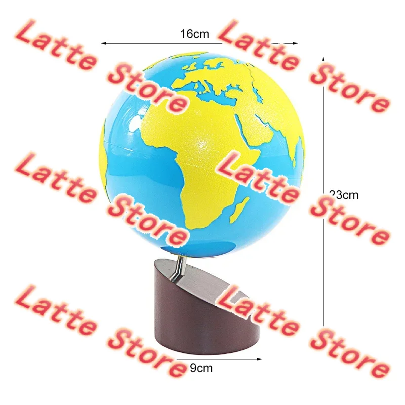 Kids Toys Learning - Montessori Continents Globe, World Geography Globe