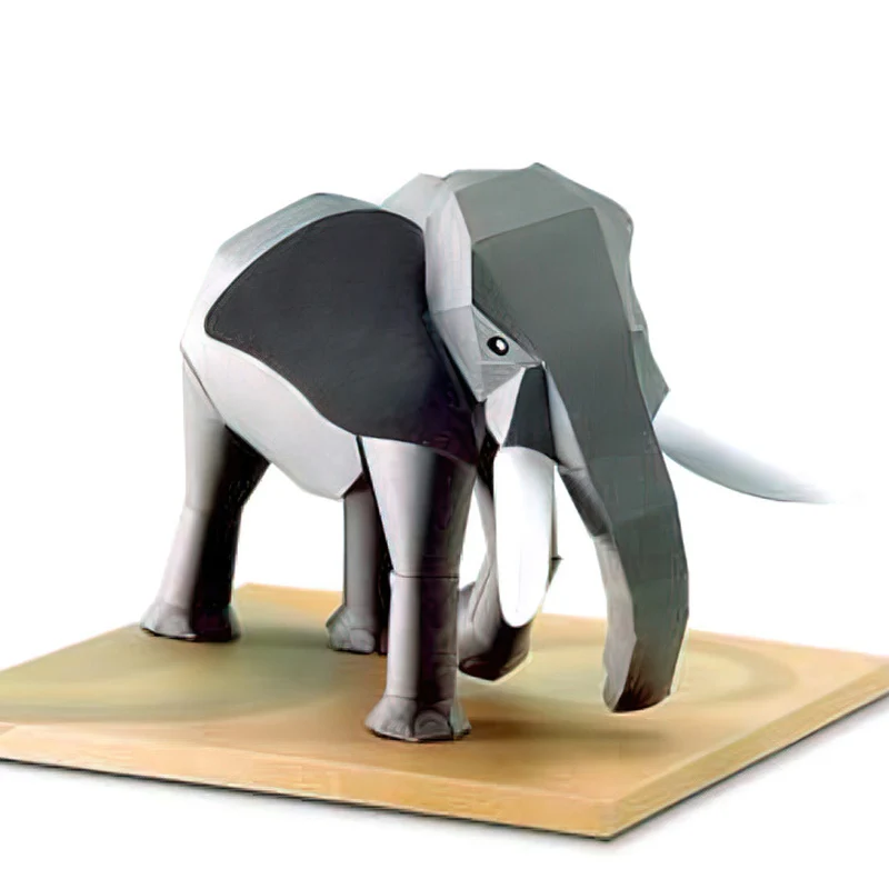 Kids Toys Elephant - African Elephant Origami Art Mini 3D