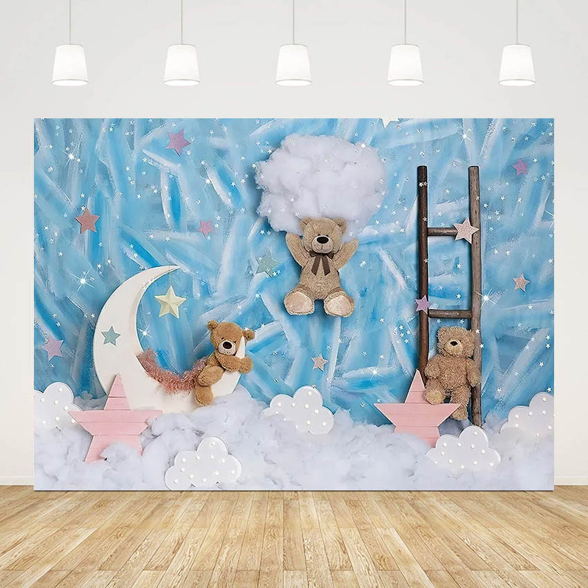 Toys Background For Kids - Mehofond Photography Background Dreamy Blue Star