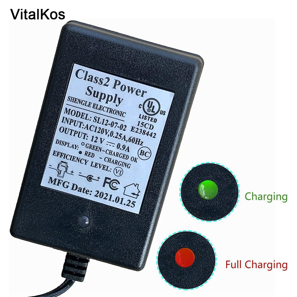 Kids Toys Electric Car - VitalKos 12V Child Ride-Ons Toys Charger