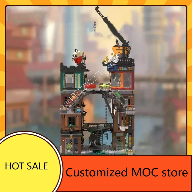 Kids Toys Shop - 3014PCS (Re)Work(ed)shop MOC StreetView CityArchitecture Creative
