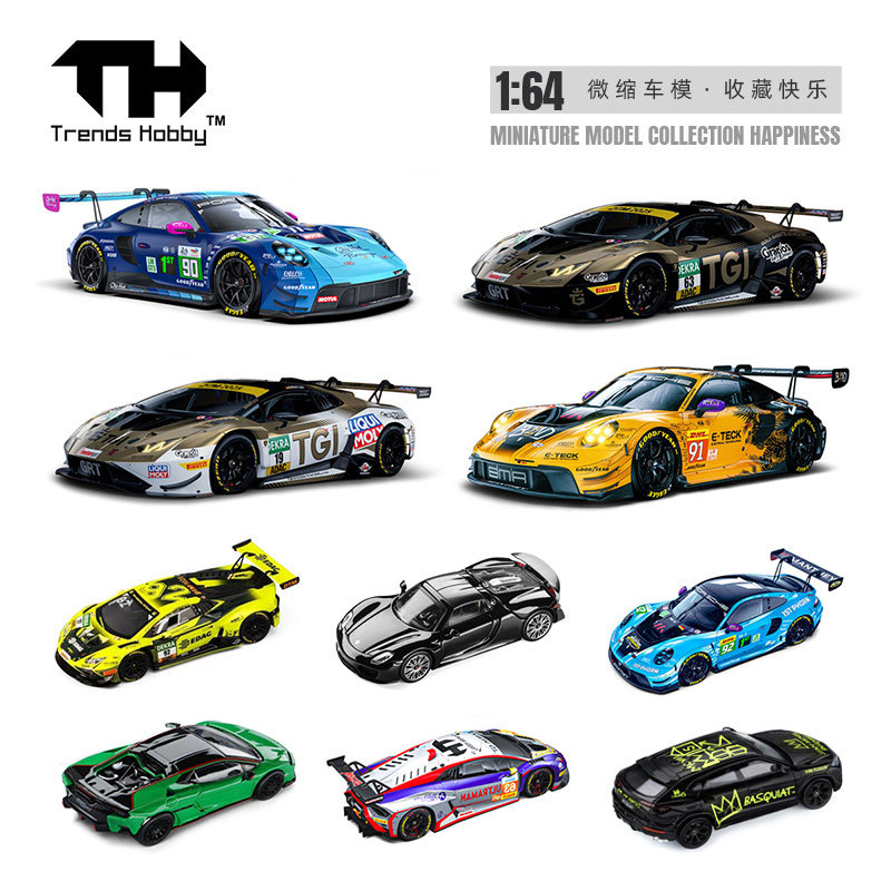Kids Toys Cars - TH 1/64 Porsche 911 GT3 R