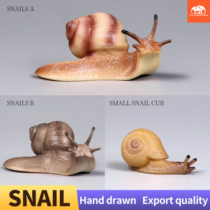 Kids Toys Packaging - Educational Snail Action Figures Toy for
