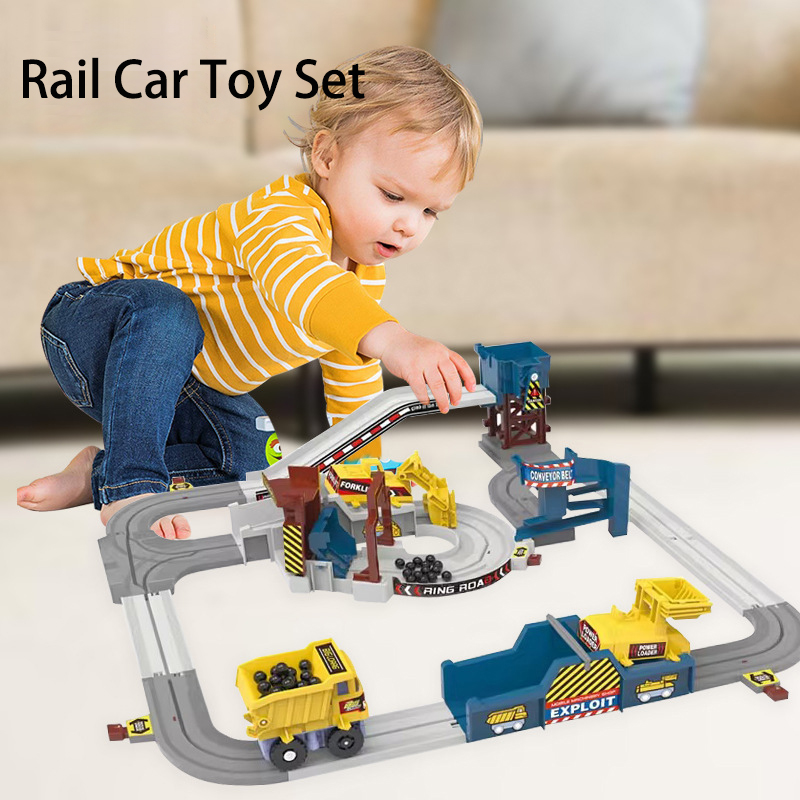Kids Toys Electric - Adventure Powered Mine Cart Track Racing