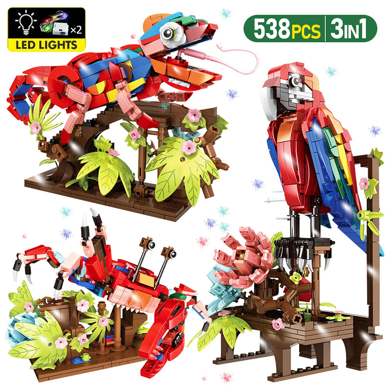 Kids Toys Amazon - MOC 3 in 1 Amazon Jungle