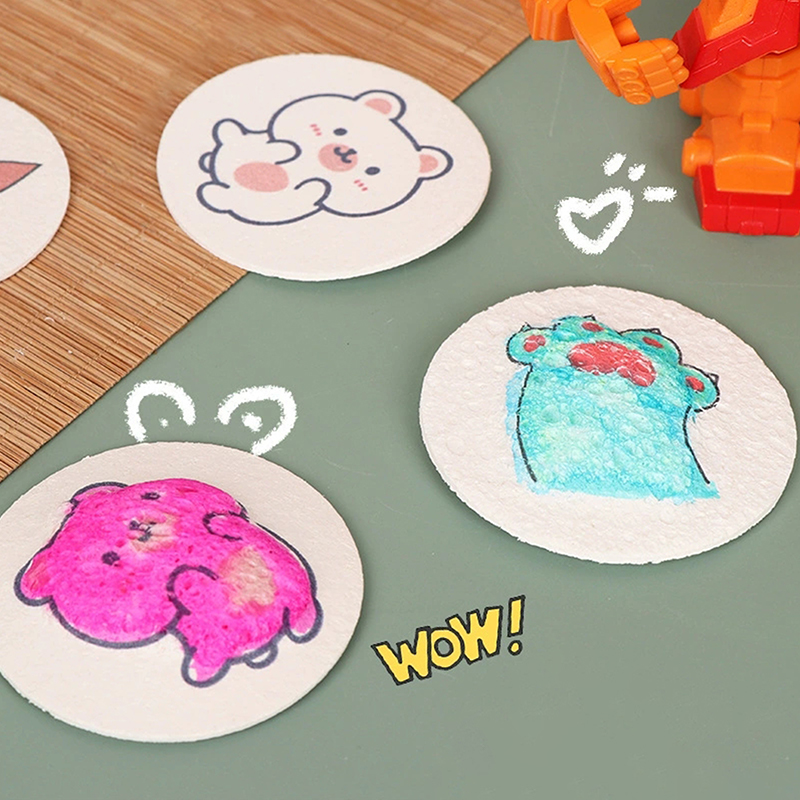Kid Toys And Craft - 3D Magic Puffy Foam Texture Painting