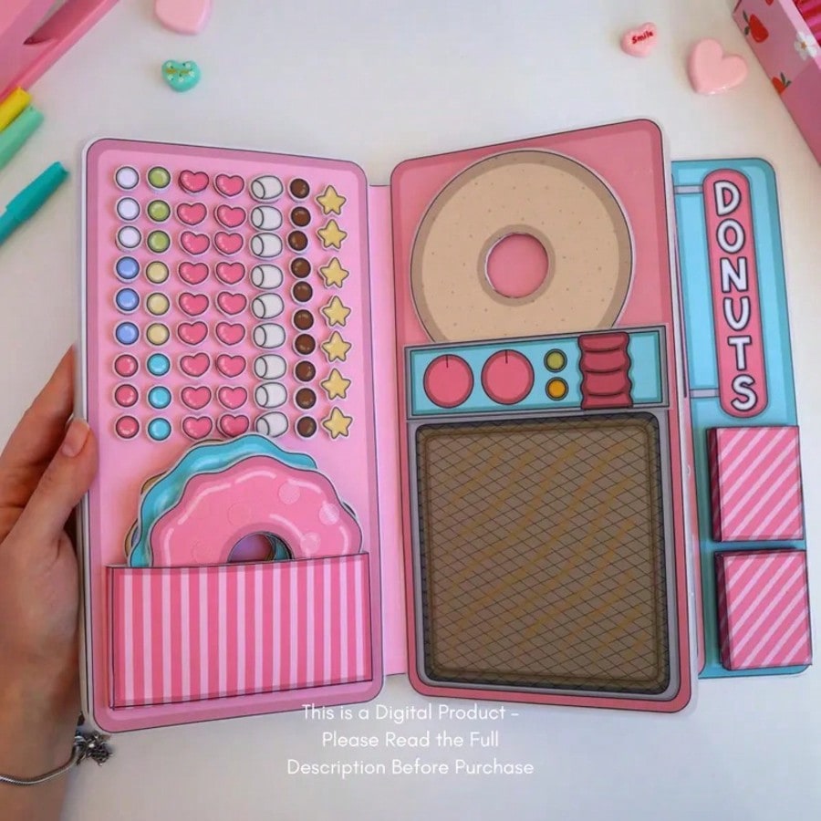 Donut Shop Pretend Play Kit, D - Kids Toys Shop 评论和价格