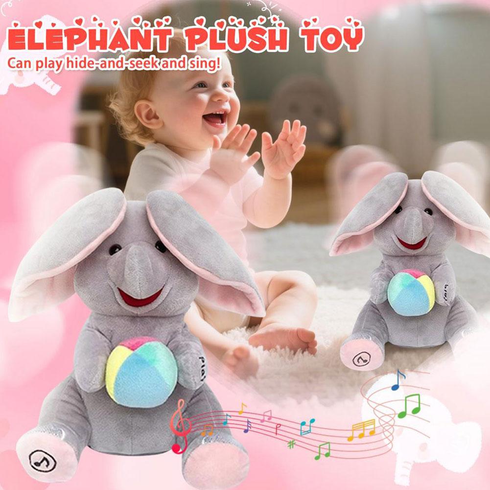 Funny Hide-and-seek Elephant P - Kids Toys Elephant 评论和价格