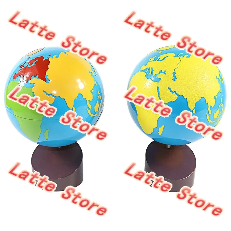 Montessori Continents Globe, W - Kids Toys Learning 评论和价格