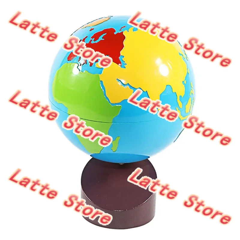 Montessori Continents Globe, W - Kids Toys Learning 评论和价格