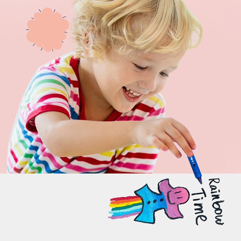 6Pcs Washable Bath Crayons Col - Kids Toys Drawing Easy 评论和价格