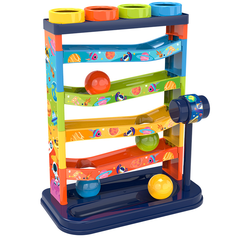 Colorful 5-layer track slide b - Kids Toys Learning 评论和价格