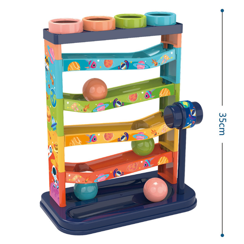 Colorful 5-layer track slide b - Kids Toys Learning 评论和价格
