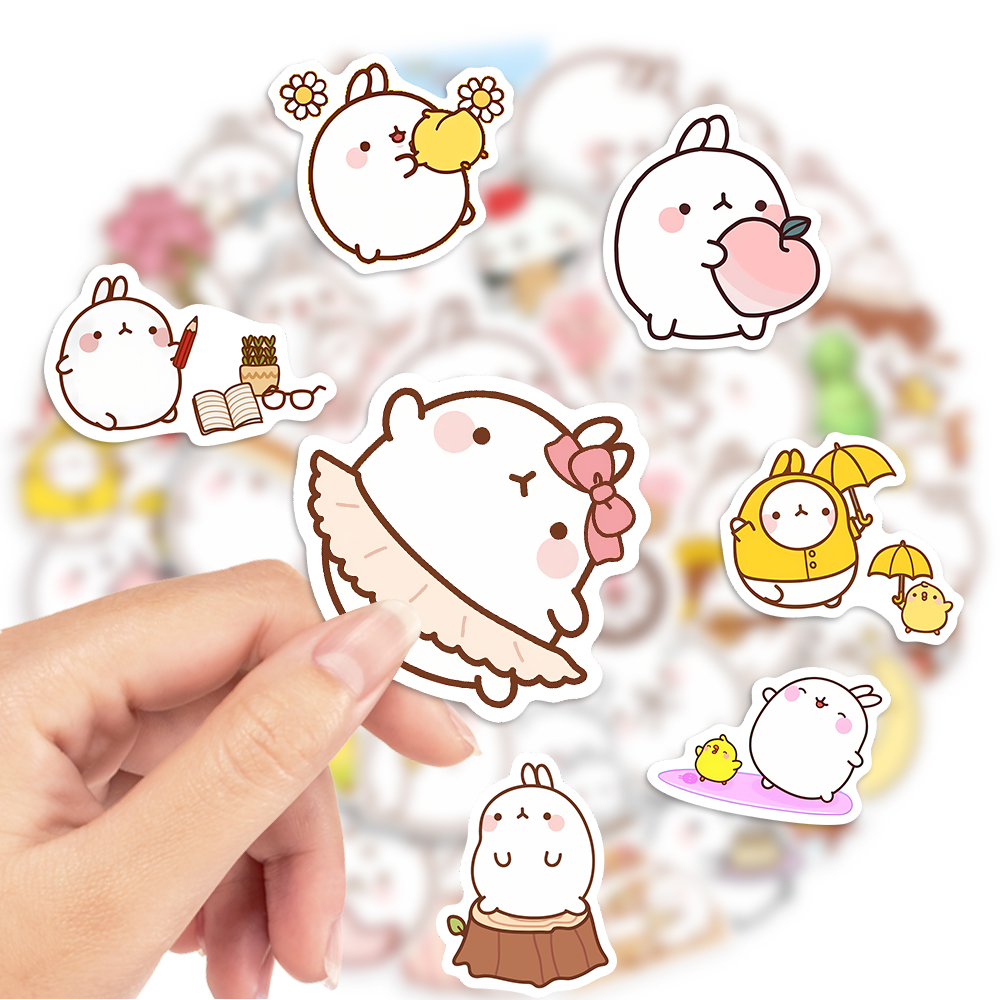 Cartoon Cute Fat Rabbit Sticke - Kids Toys Laptop 评论和价格