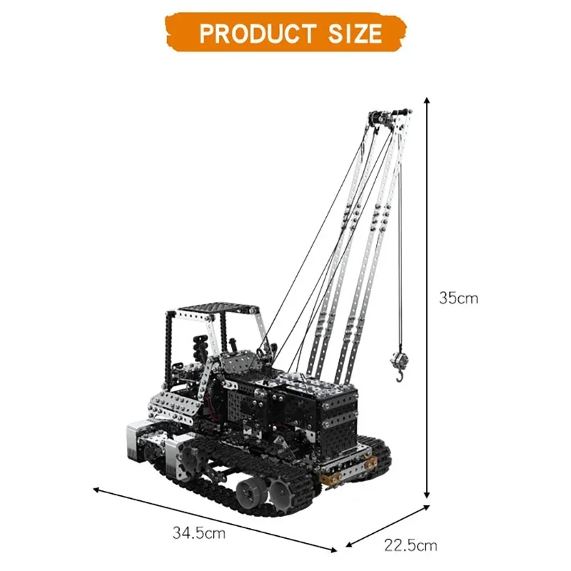 DIY Metal RC Crane Electric Ho - Kids Toys Electric Car 评论和价格