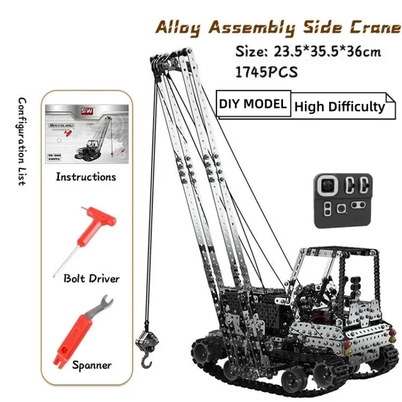 DIY Metal RC Crane Electric Ho - Kids Toys Electric Car 评论和价格
