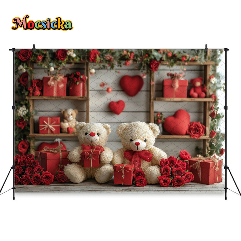 Mocsicka Valentine's Day Red B - Toys Background For Kids 评论和价格