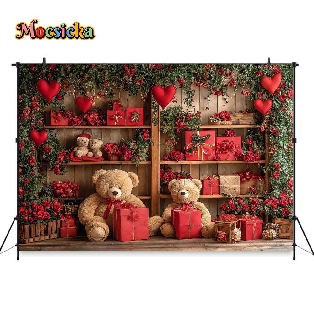Mocsicka Valentine's Day Red B - Toys Background For Kids 评论和价格