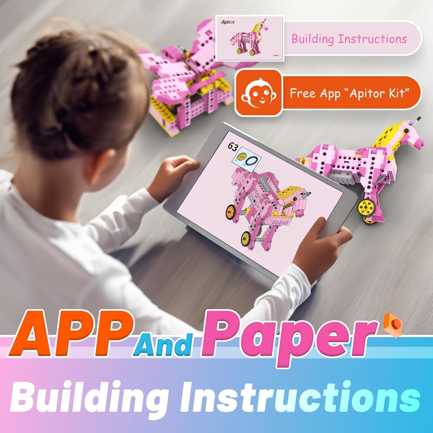 Apitor STEM Toys for Girls Gif - Kid Toys And Craft 评论和价格
