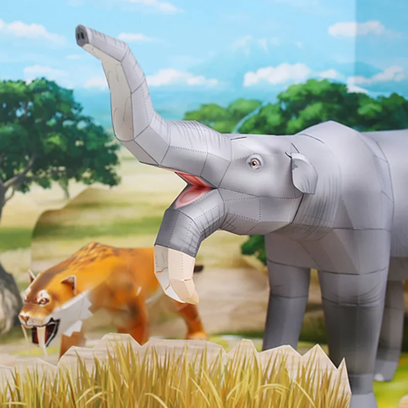 Deinotherium Elephant Origami  - Kids Toys Elephant 评论和价格