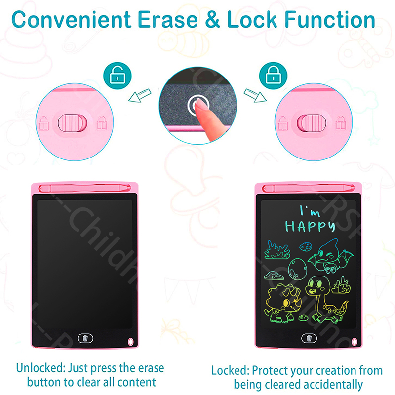 LCD Writing Tablet for Kids, 8 - Kids Toys Learning 评论和价格