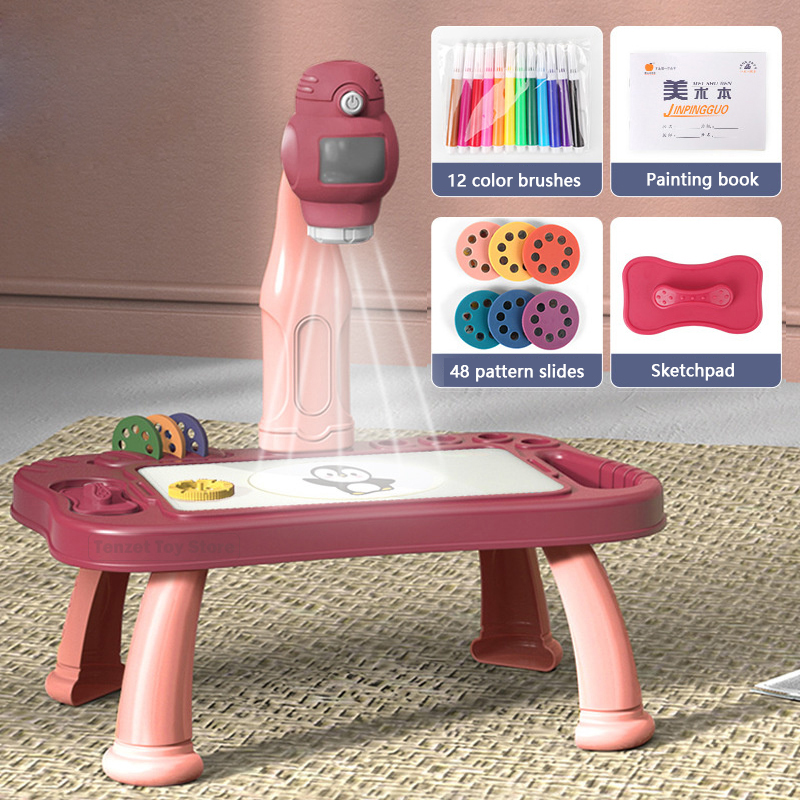 Smart Projector Kids Painting  - Kid Toys And Craft 评论和价格