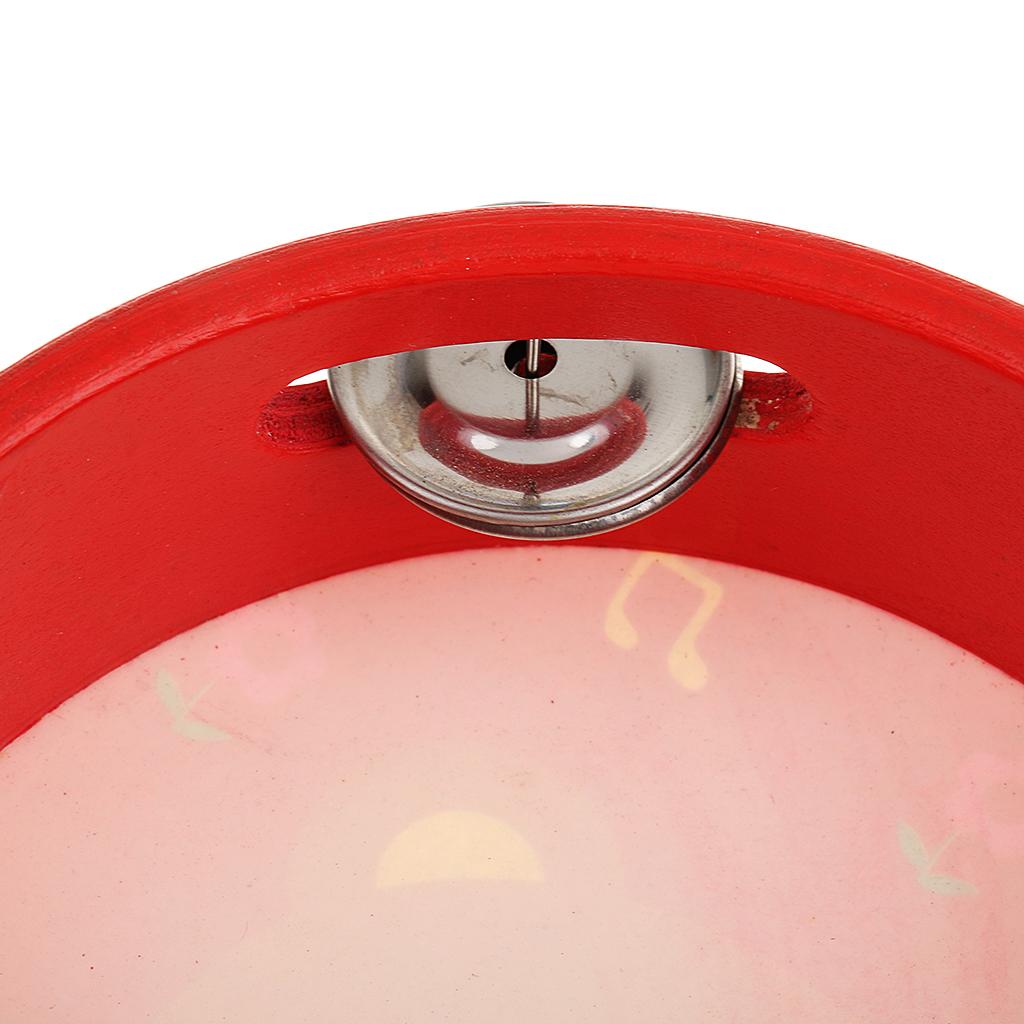 Hand Bell Wooden Tambourine Pe - Kids Toys Learning 评论和价格