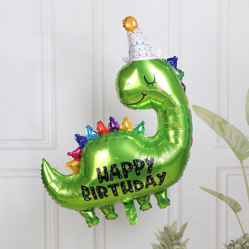 Dinosaur Aluminum Film Balloon - Toys Background For Kids 评论和价格