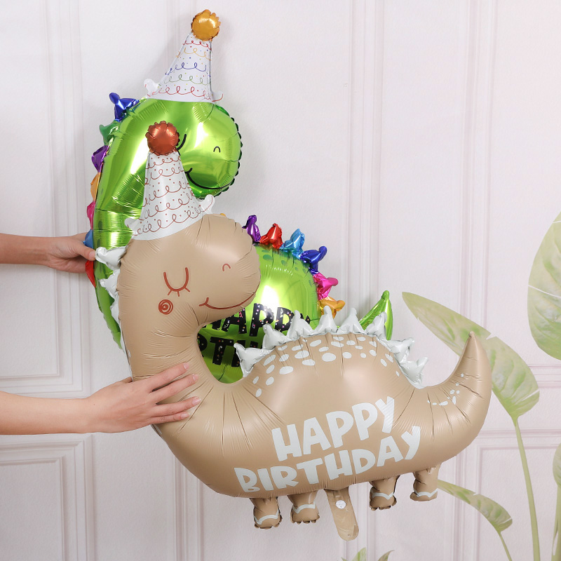 Dinosaur Aluminum Film Balloon - Toys Background For Kids 评论和价格