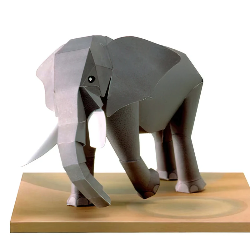African Elephant Origami Art M - Kids Toys Elephant 评论和价格