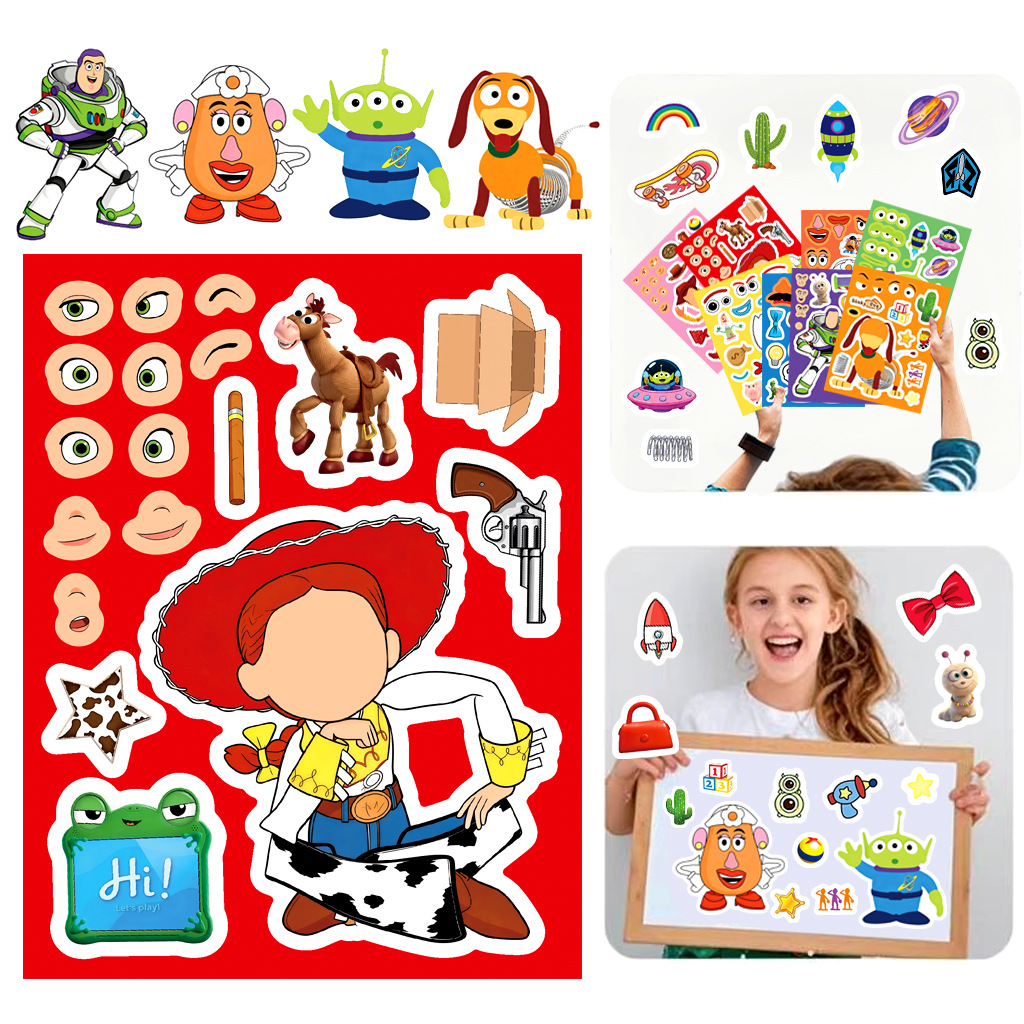 Toy Story 5 Make a Face Sticke - Kid Toys And Craft 评论和价格