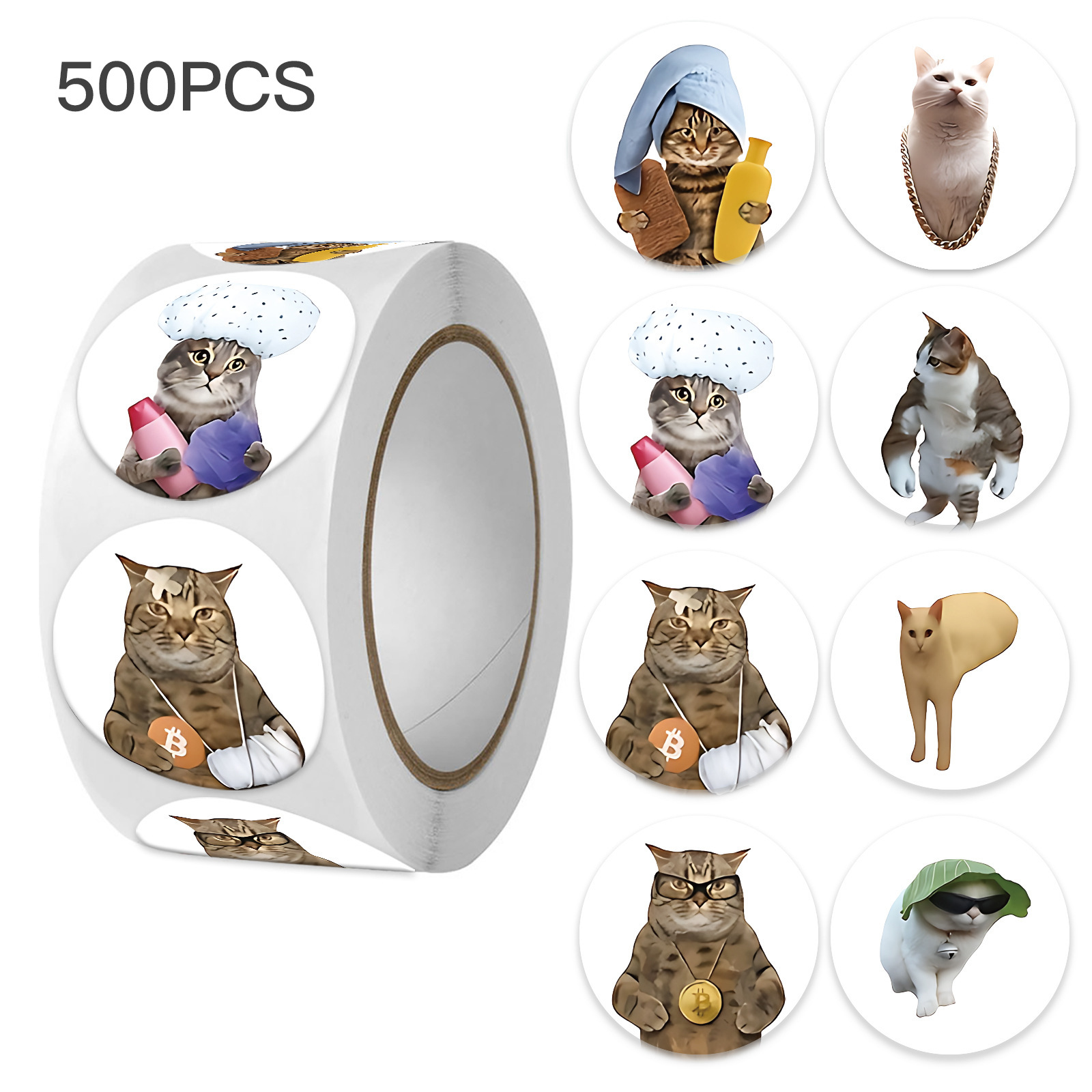 100-500pcs Funny Cat Graffiti  - Kids Toys Laptop 评论和价格