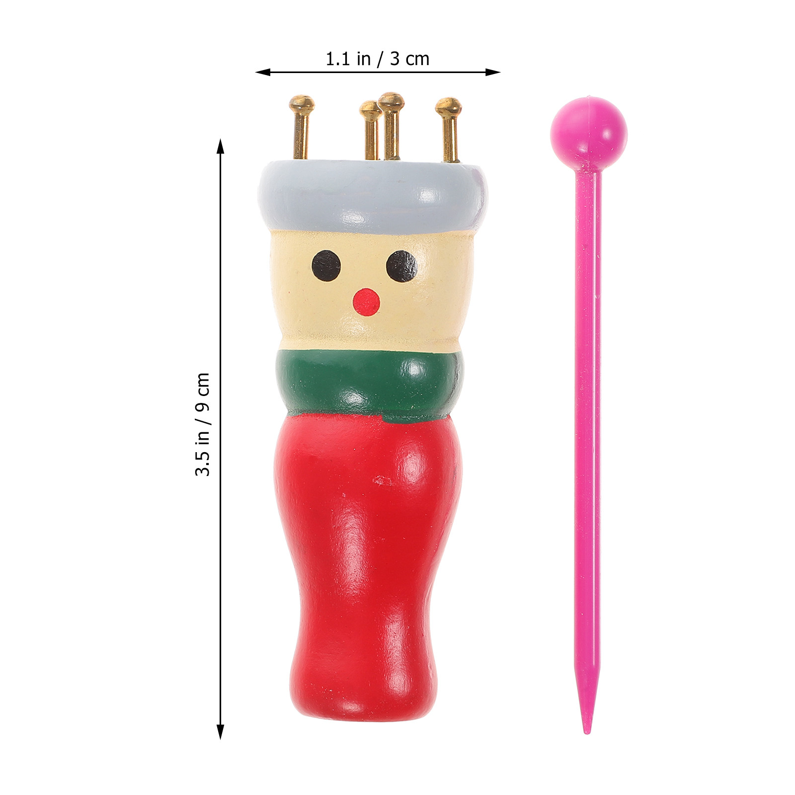 Wooden Wool Knitter Painted Kn - Kid Toys And Craft 评论和价格