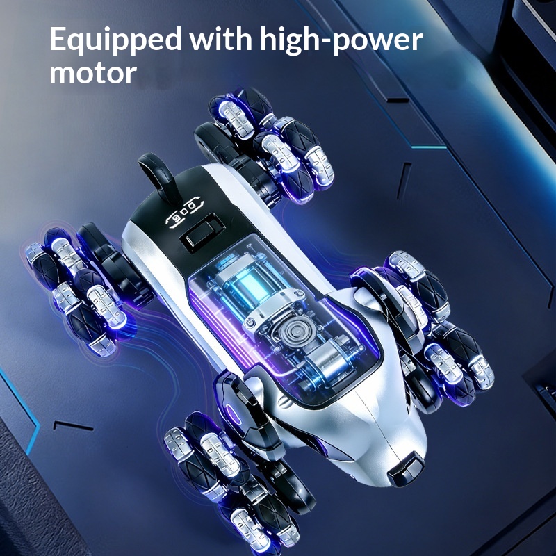 New RC Stunt Robot Dog 8 Wheel - Kids Toys Electric Car 评论和价格