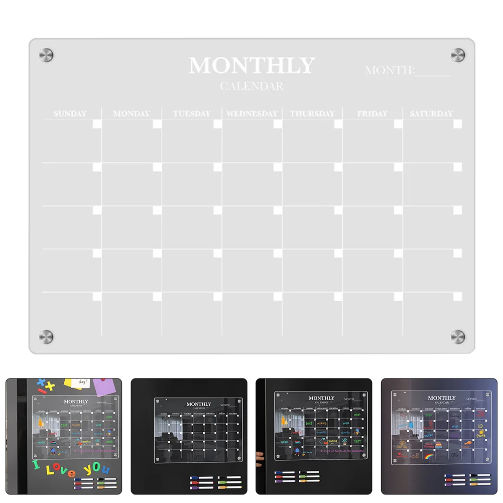 Magnetic Fridge Board Acrylic  - Magnetic Drawing Board 评论和价格