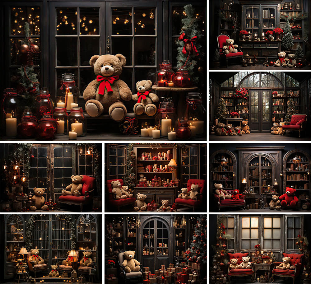 Mehofond Indoor Christmas Phot - Toys Background For Kids 评论和价格