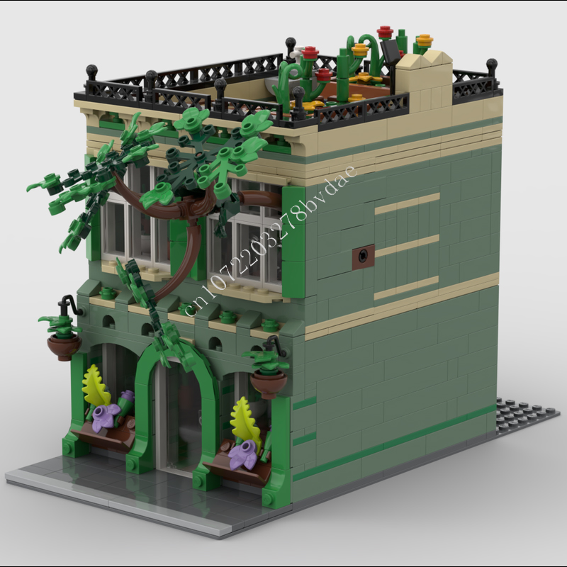 1098PCS Plant Shop MOC streetv - Kids Toys Shop 评论和价格