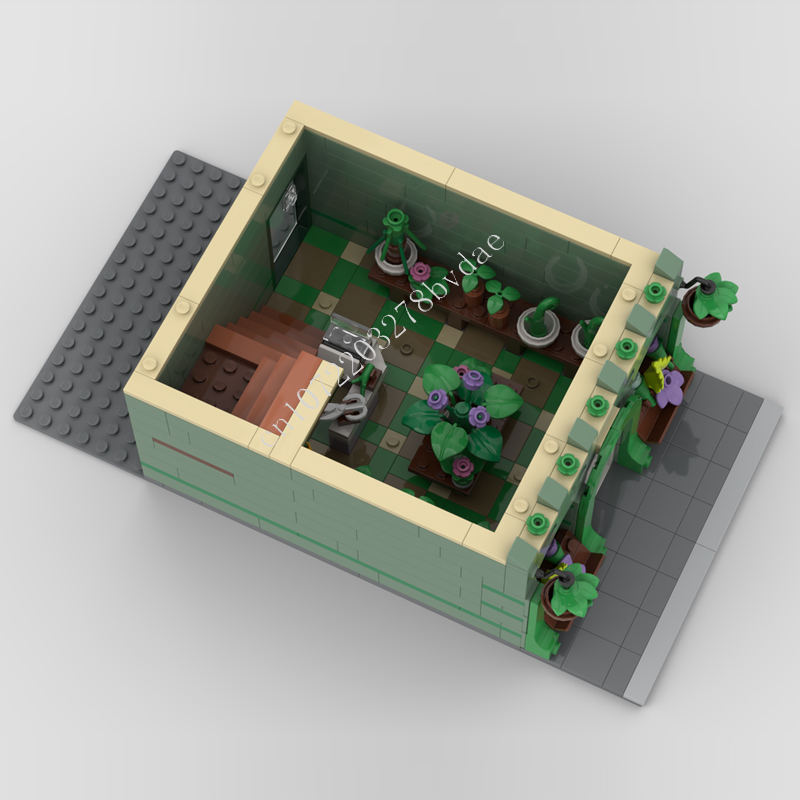 1098PCS Plant Shop MOC streetv - Kids Toys Shop 评论和价格