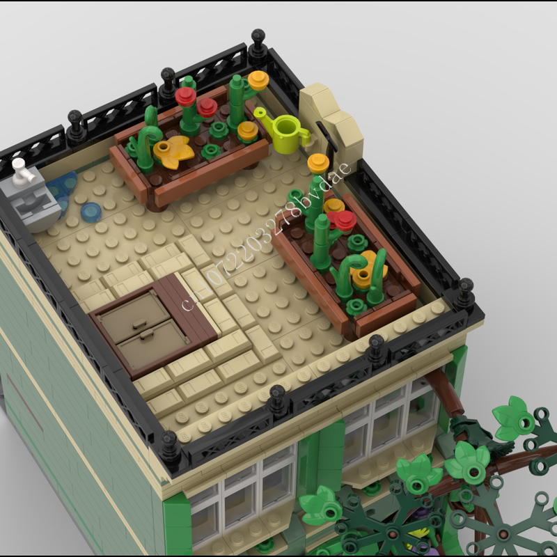 1098PCS Plant Shop MOC streetv - Kids Toys Shop 评论和价格