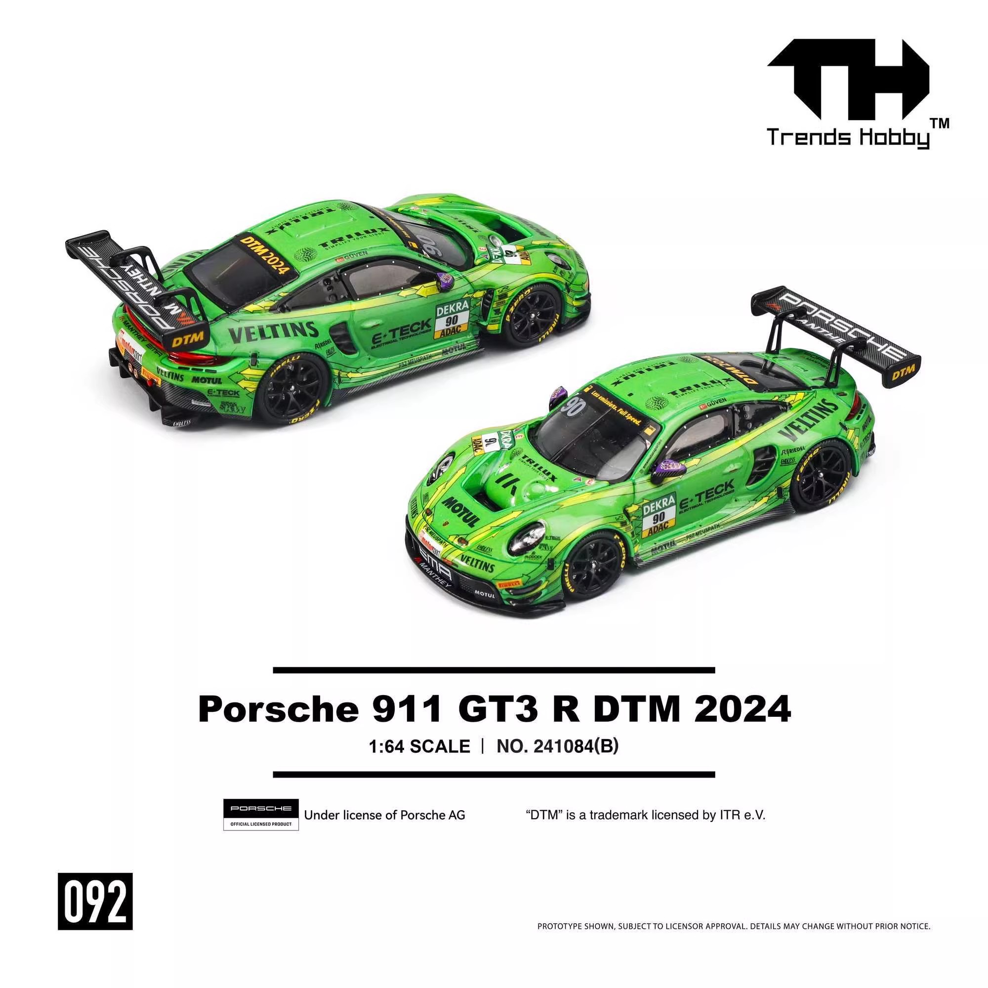 TH 1/64 Porsche 911 GT3 R LeMa - Kids Toys Cars 评论和价格