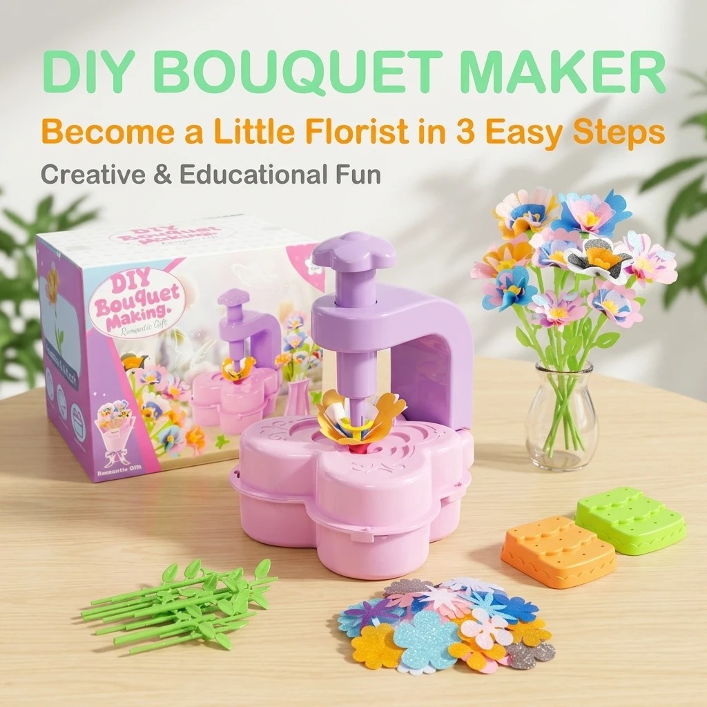 New Flower Press Craft Toy – C - Kid Toys And Craft 评论和价格