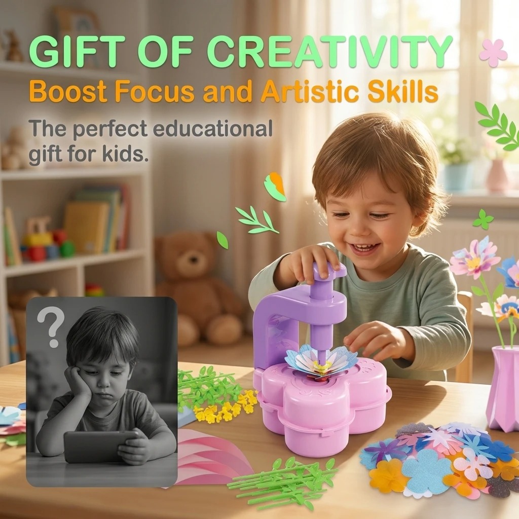 New Flower Press Craft Toy – C - Kid Toys And Craft 评论和价格