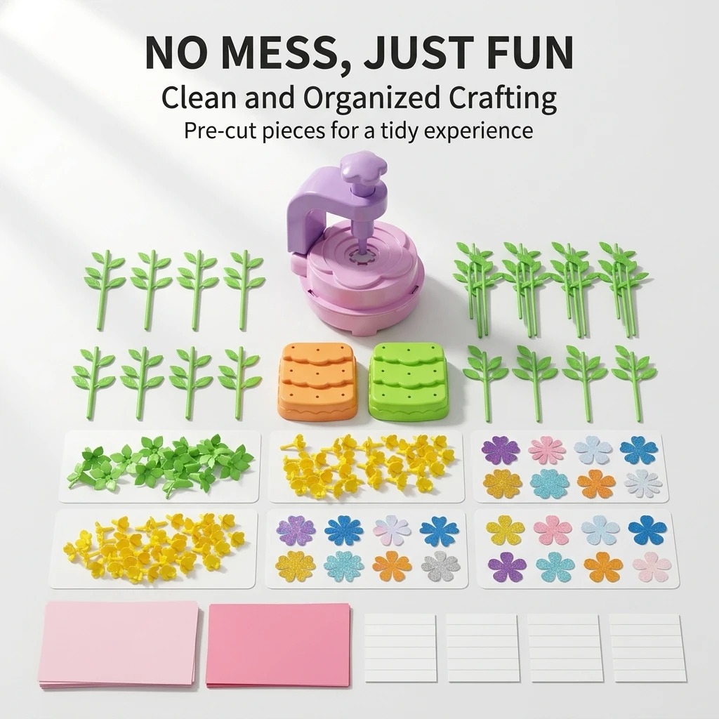 New Flower Press Craft Toy – C - Kid Toys And Craft 评论和价格
