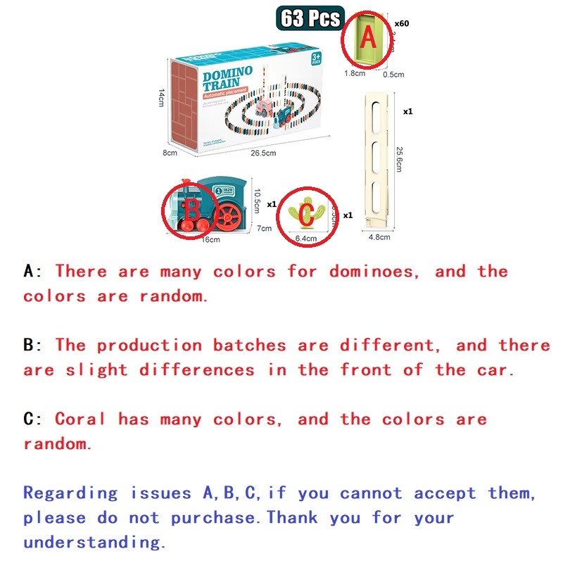 Automatic Laying Domino Train  - Kids Toys Electric Car 评论和价格