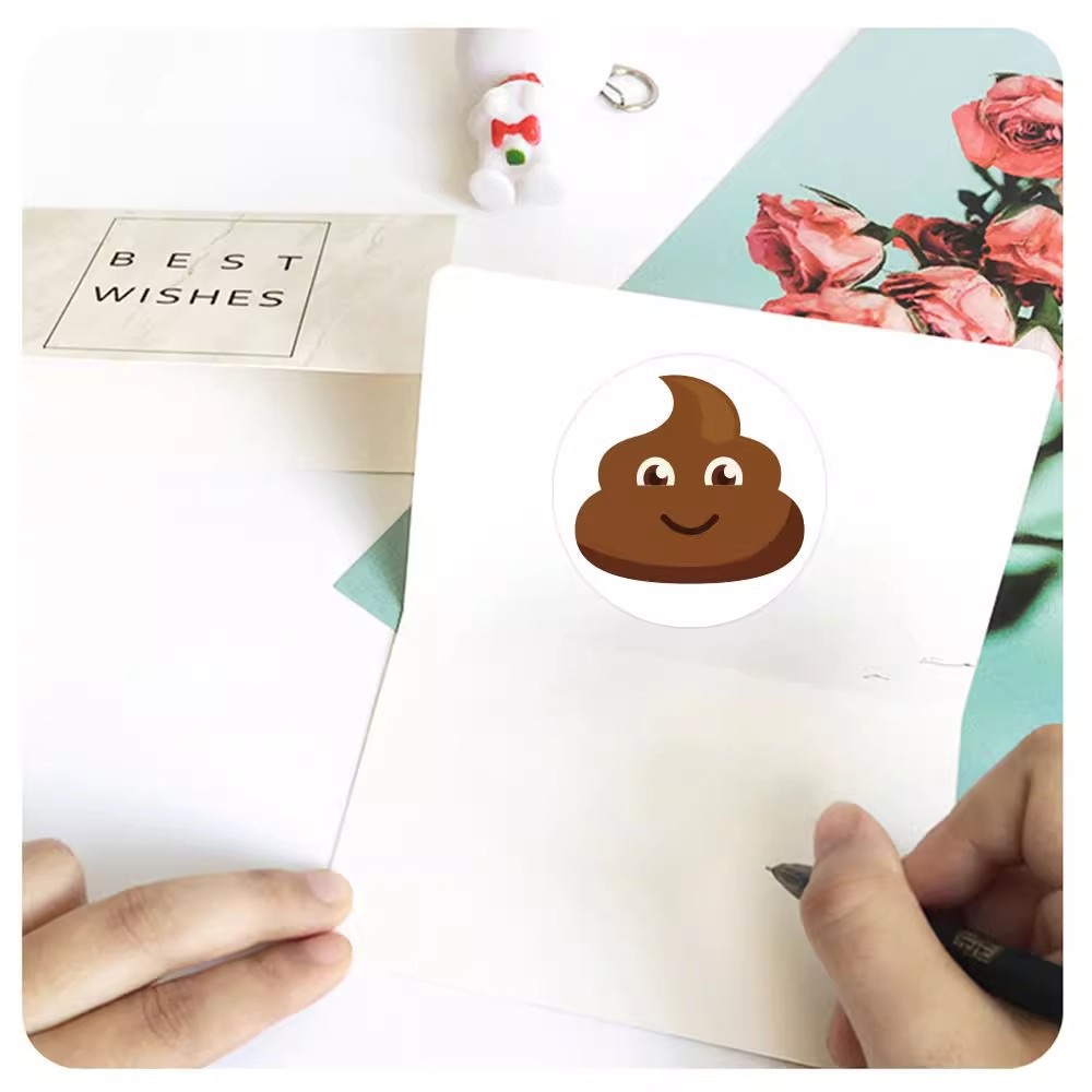 100-500pcs Funny Poop Cartoon  - Kids Toys Laptop 评论和价格