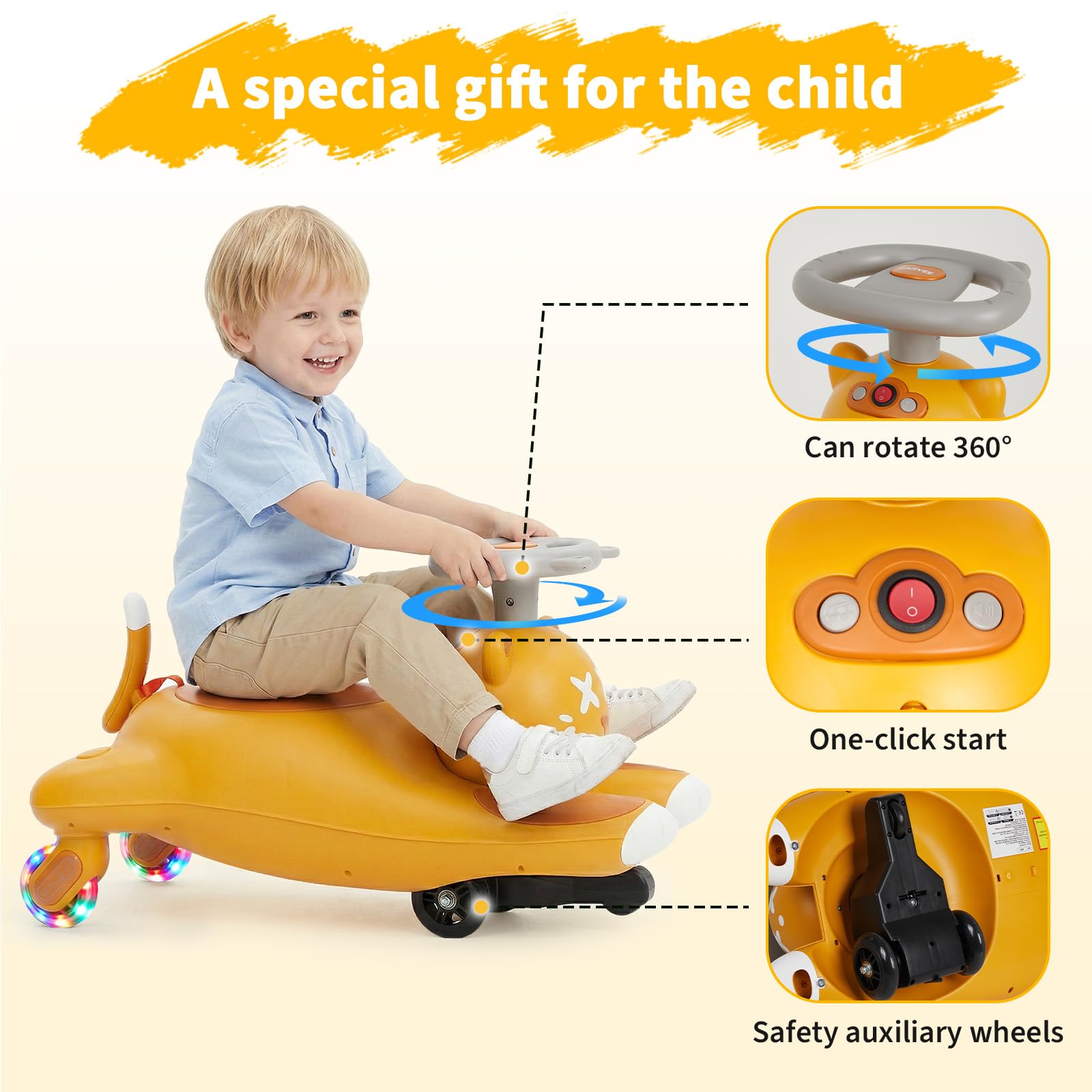 Kids Electric Wiggle Ride On C - Kids Toys Electric Car 评论和价格