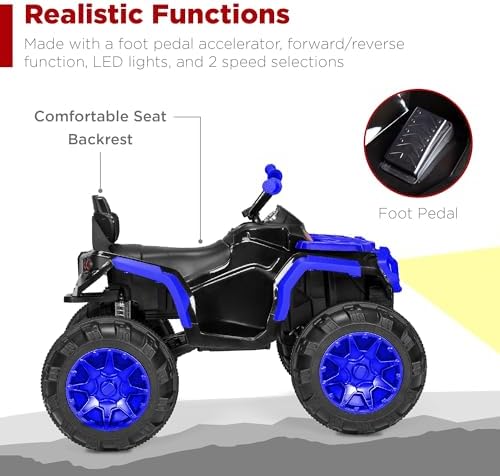 12V Kids Ride-On Electric ATV, - Kids Toys Quad 评论和价格
