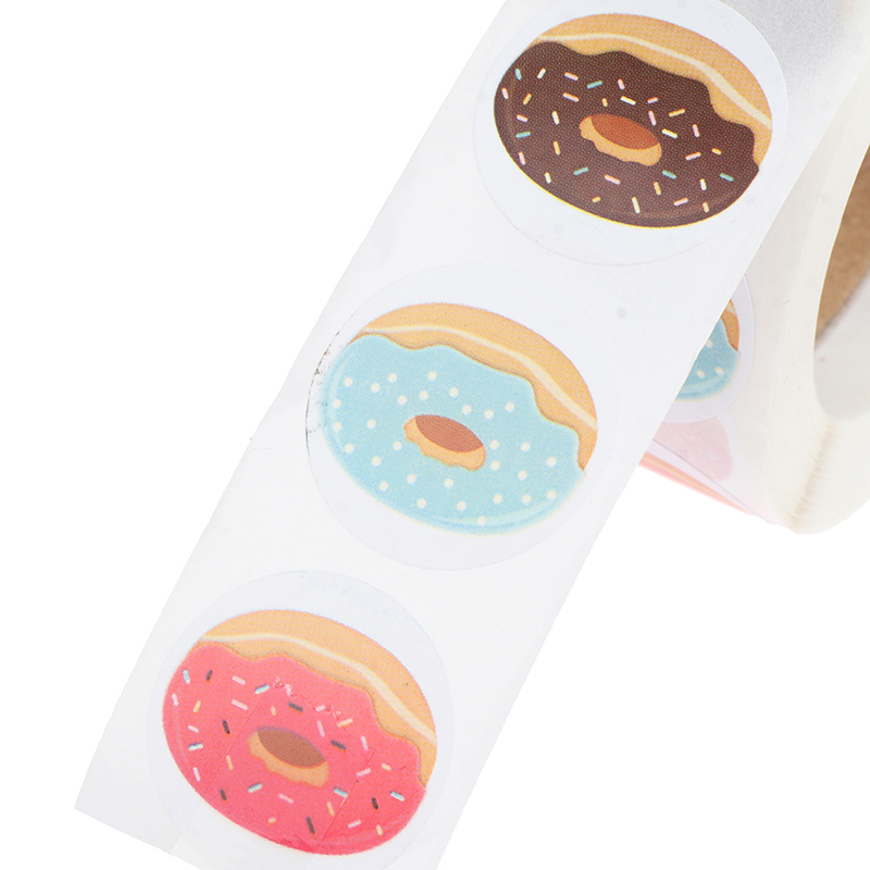 500pcs/roll Donuts Thank You S - Kids Toys Packaging 评论和价格